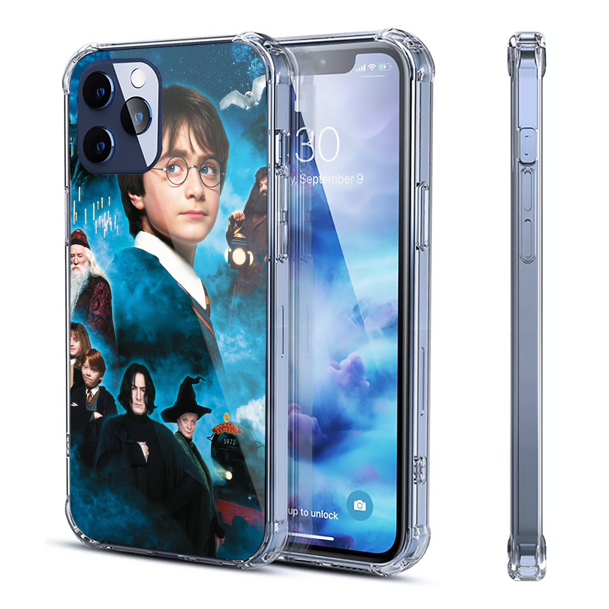 （画像用） Harry Potter ハリー・ポッターシリーズ 【iPhone 12シリーズ対応】透明スマホケース（クリアソフトケース）